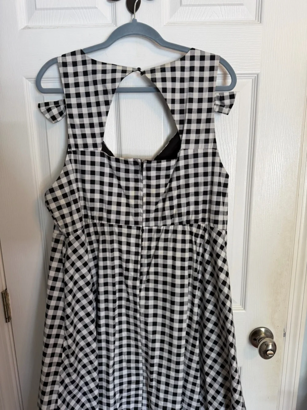 Torrid Retri Chic Black and White Gingham Dress Pinup - Picture 2 of 6